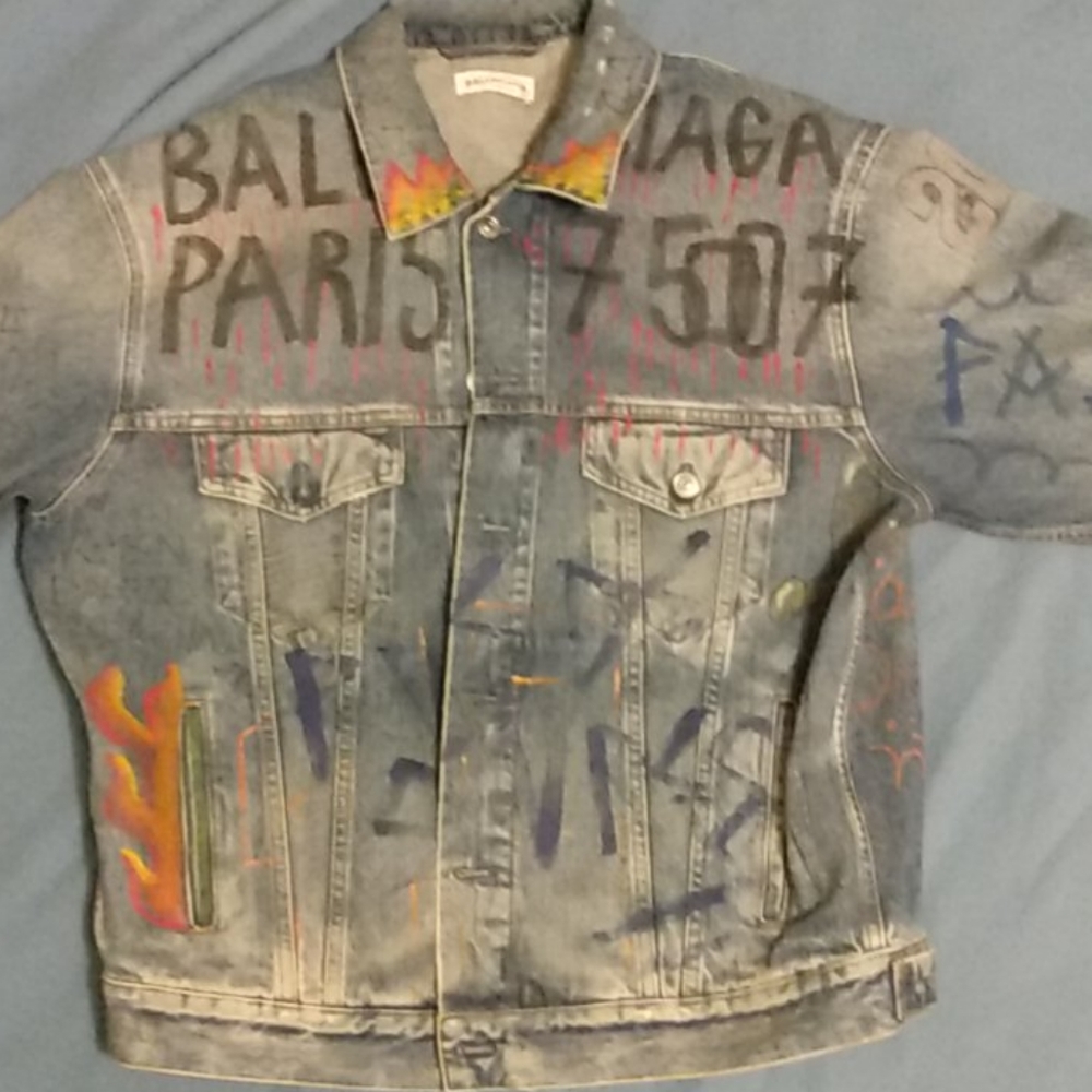 Balenciaga graffiti jacket